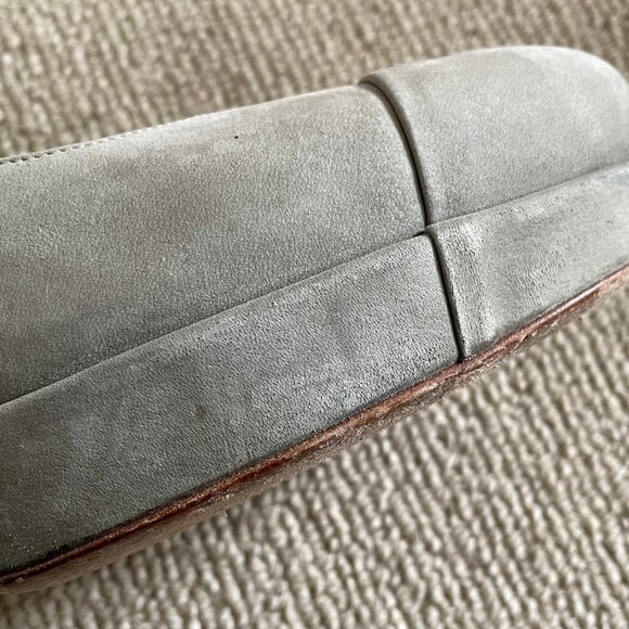 Chanel Green Suede Slingback Pumps, Size 40 1/2 EU - Picture 10 of 15